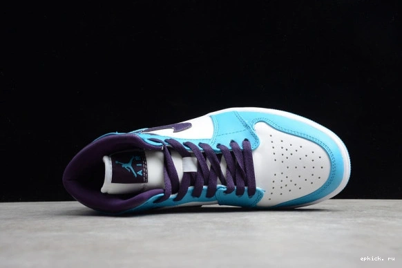 Rep EP  Hornets Jordan Mid 1 554724-415 554724-415 0516